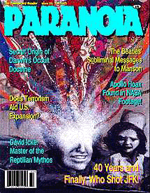 cover of 
 2003 Paranoia magazine wherein this article was published.